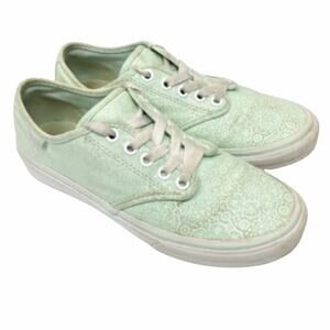 Vans Mint Green Low Top Sneakers Sz 6